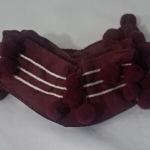 GOLPE DE DIARIO GUINDA CON VIVO BLANCO