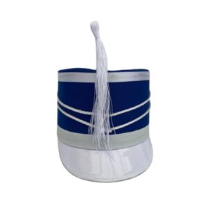 BONETE AZUL REY CON BLANCO GRANDE