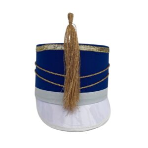 BONETE AZUL REY CON DORADO GRANDE