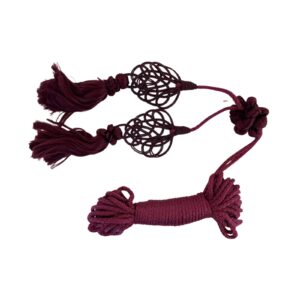 VESTIDURA DE MEDIA GALA GUINDA