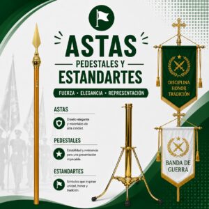 ASTAS Y PEDESTALES