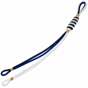 CORDON DE MANDO DE BOTE AZUL CON BLANCO